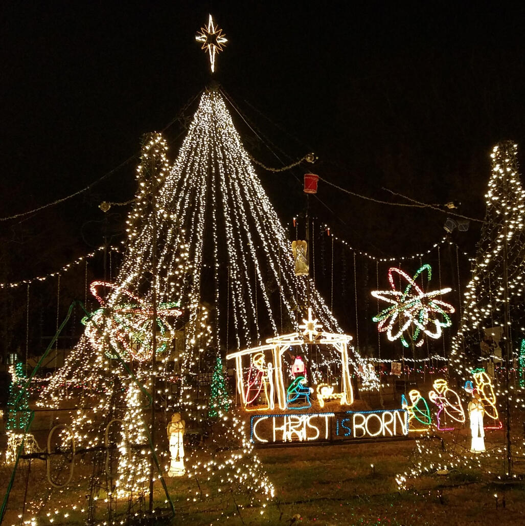 Lake Myra Christmas Lights Wendell